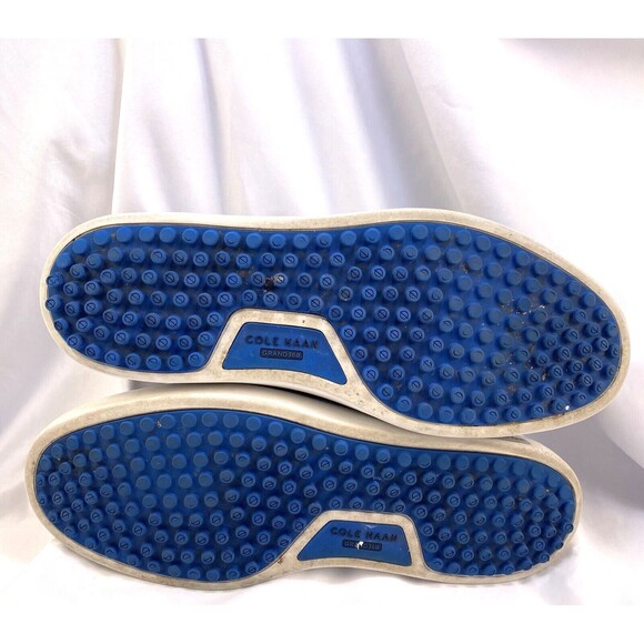 Cole Haan Grand Series Golf Shoes Men\'s 10M Blue Leather Camo Spikeless Sneakers main image 7